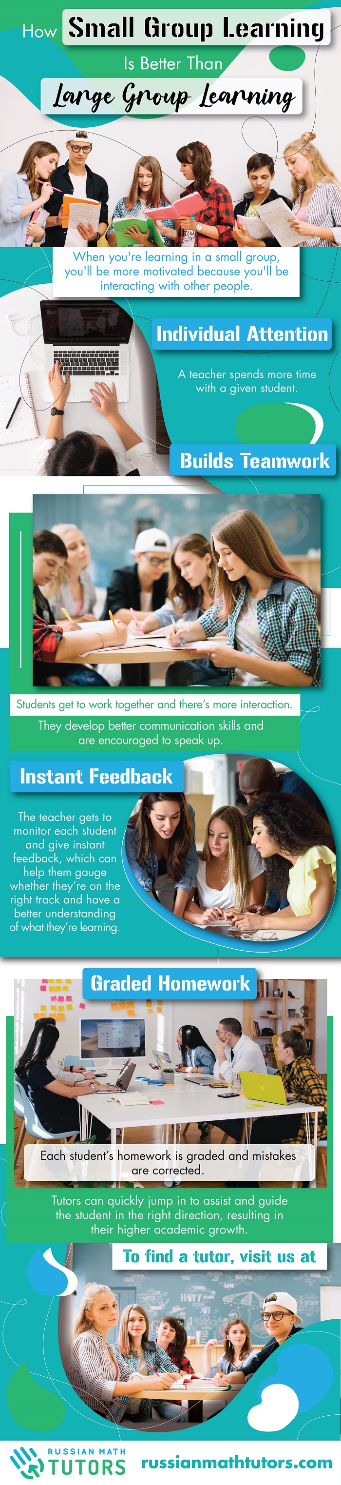 How Small Group Learning is Better Than Large Group Learning