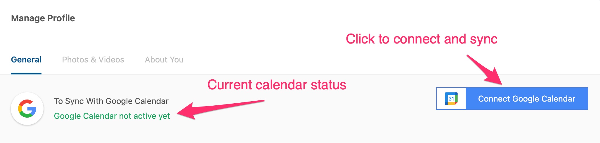Sync Your Google Calendar with Teaching Availability - Documentation image