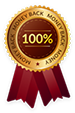 100% Money Back Guarantee Badge